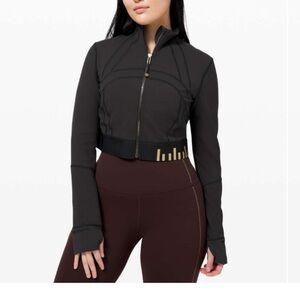 RARE Lululemon Define Jacket Cropped *Gold in Black